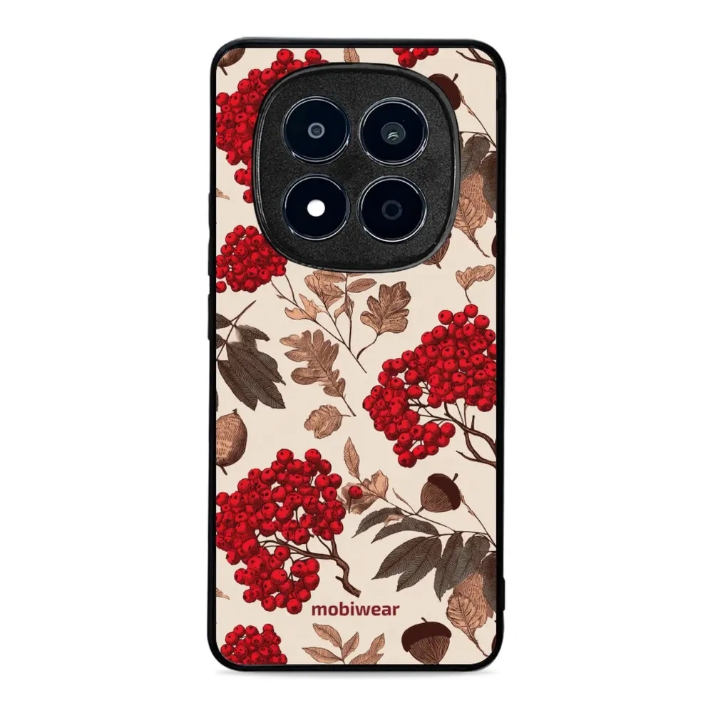 Etui ochronne do Xiaomi POCO M8 Pro 5G, Mobiwear Glossy Case, jarzębina na ecru