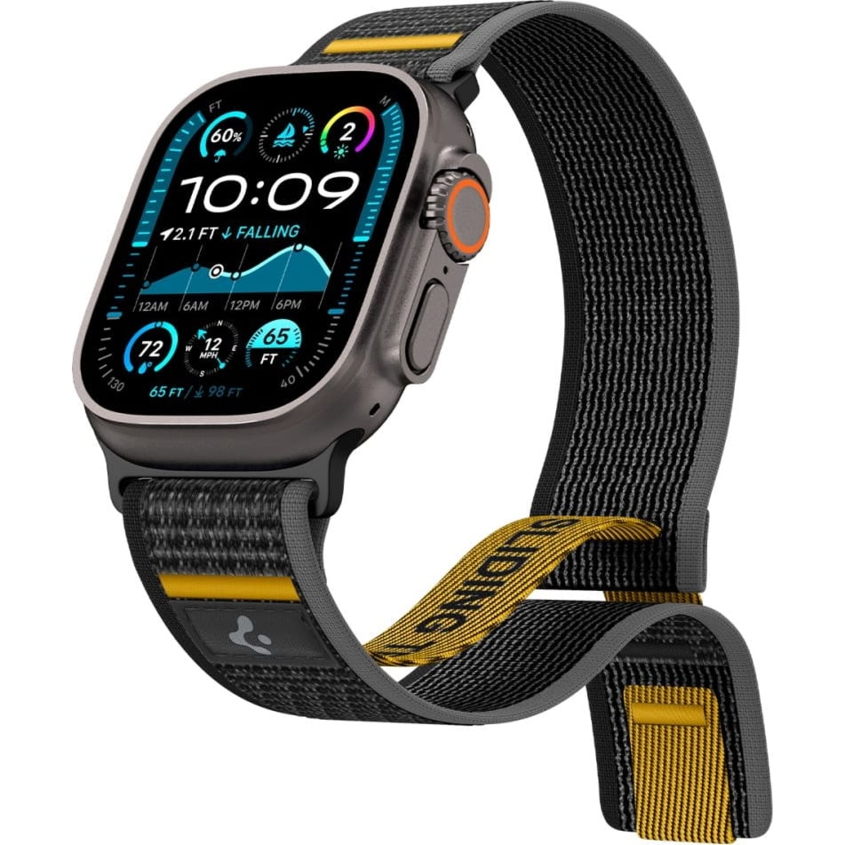 Pasek Spigen Athlex Air do Apple Watch 49/46/45/44 mm, czarny