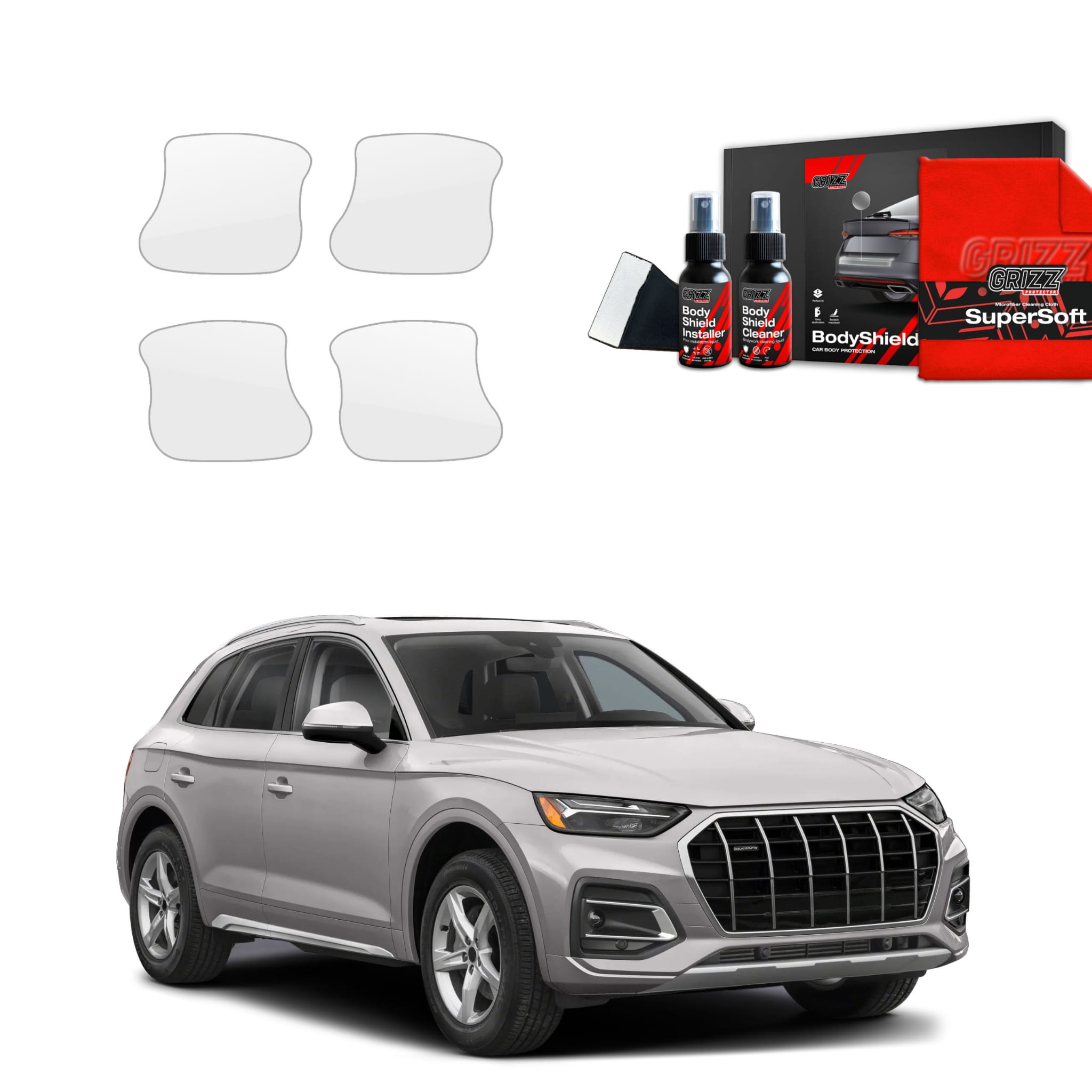 4w1 Folia ochronna pod klamki Grizz Protector do Audi Q5 (2020-2025)