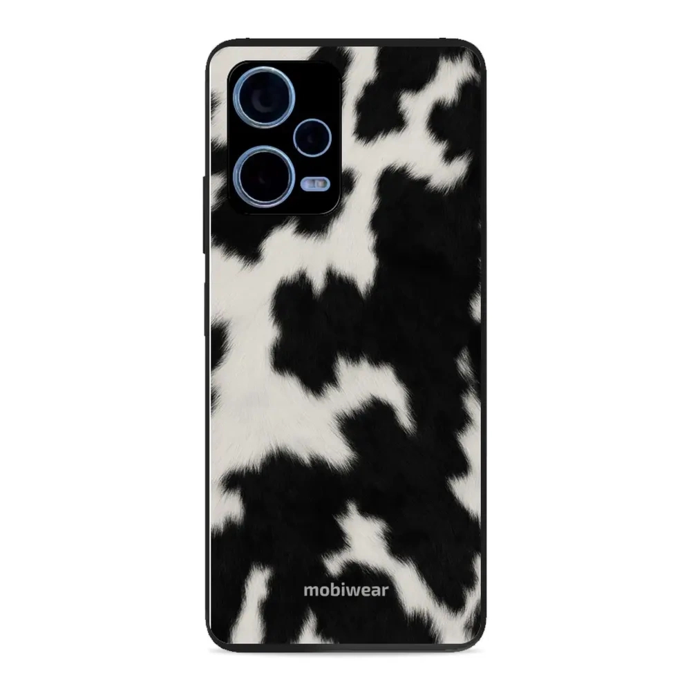 Etui ochronne do Xiaomi Redmi Note 12 Pro 5G, Mobiwear Glossy Case, krowie futerko