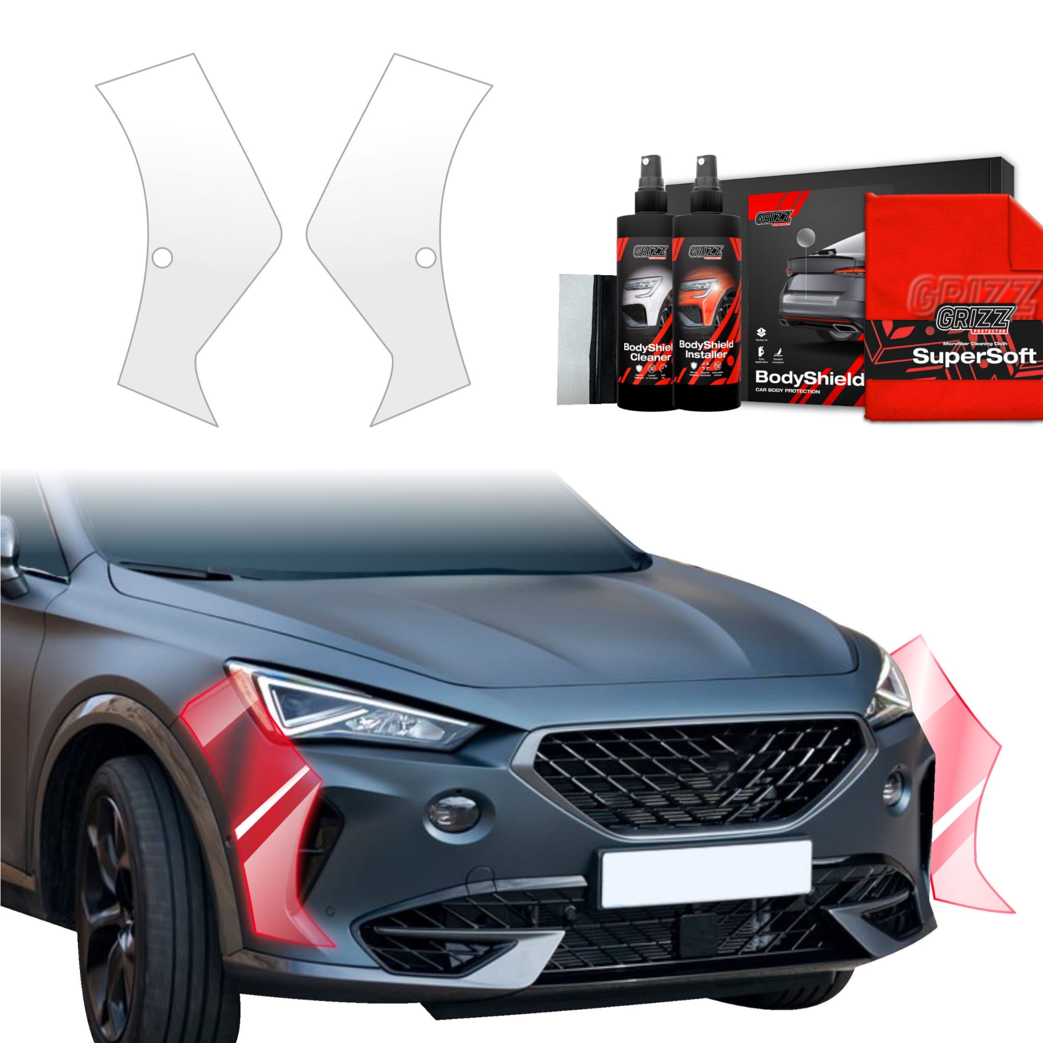 2w1 Folia ochronna na zderzak Grizz Protector do Cupra Formentor (2020-2024)