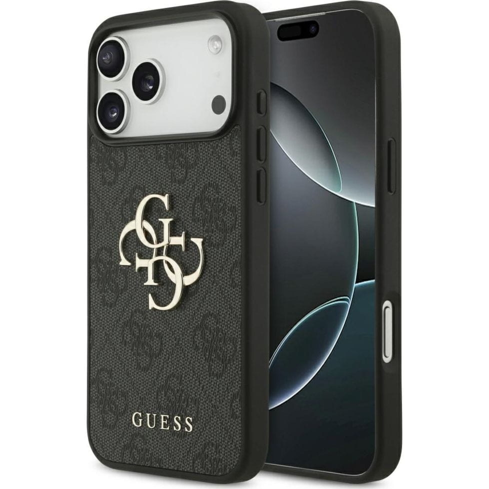 OUTLET: Etui Guess Hardcase 4G Big Metal Logo do iPhone 18 Pro Max / 17 Pro Max, czarne