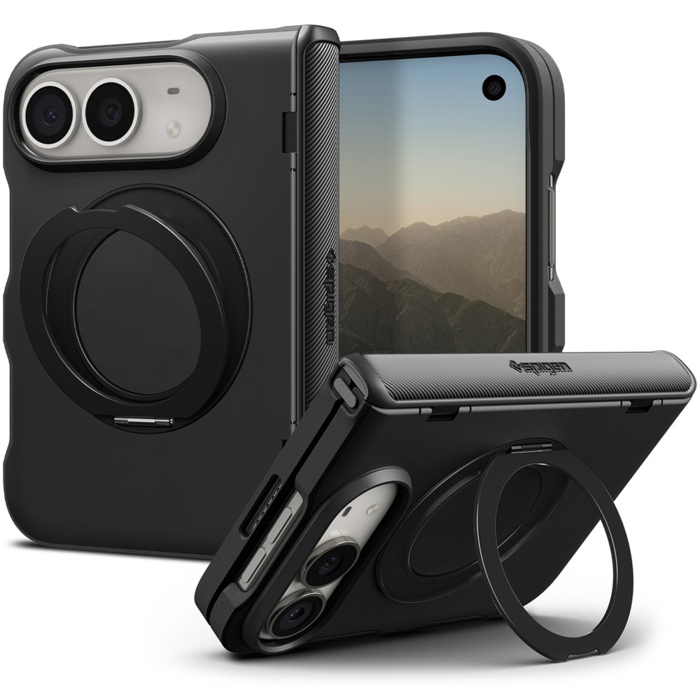 Etui Spigen Slim Armor Pro S Mag do MagSafe do iPhone Duo, czarne