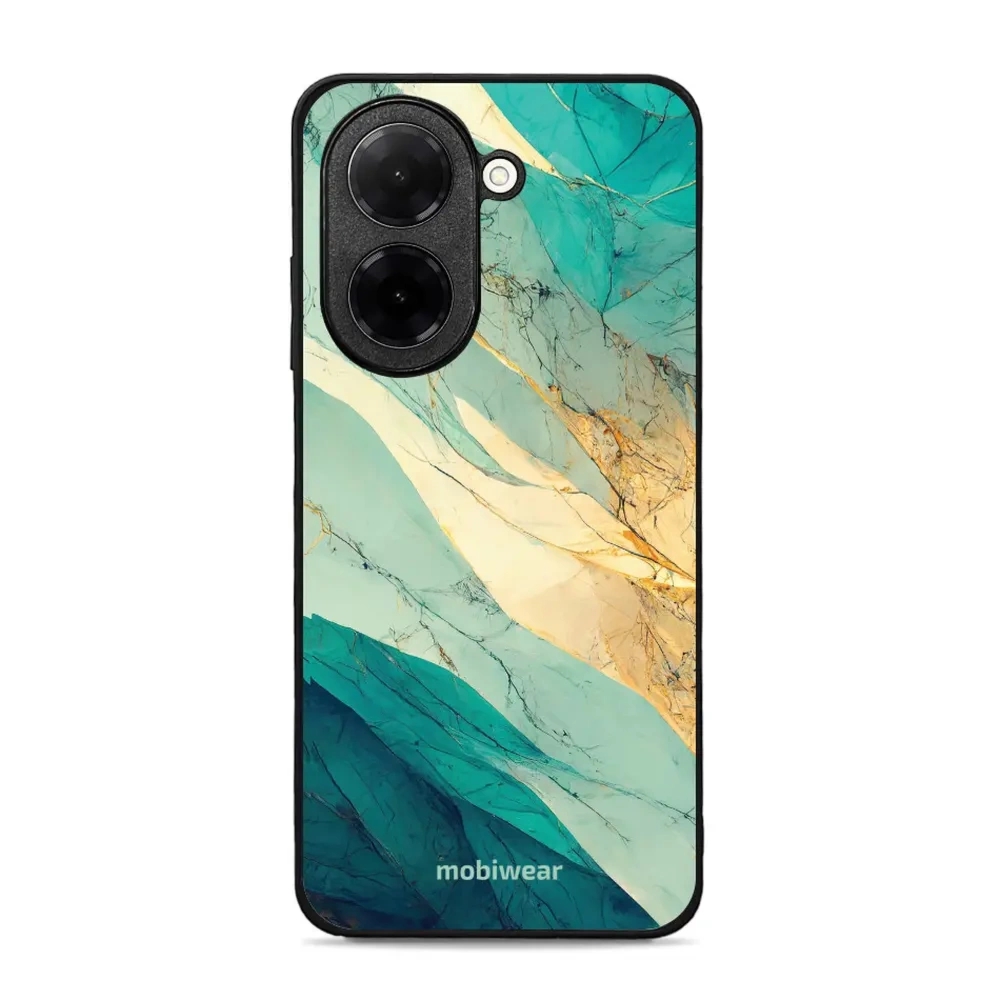Etui ochronne do Xiaomi Redmi A5 4G, Mobiwear Glossy Case, turkusowy marmur