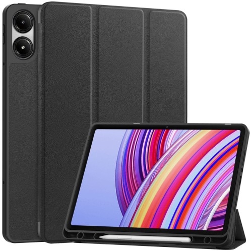 Image of Etui z klapką Bizon Case Tab Lizard do Xiaomi Redmi Pad Pro 12.1, czarne