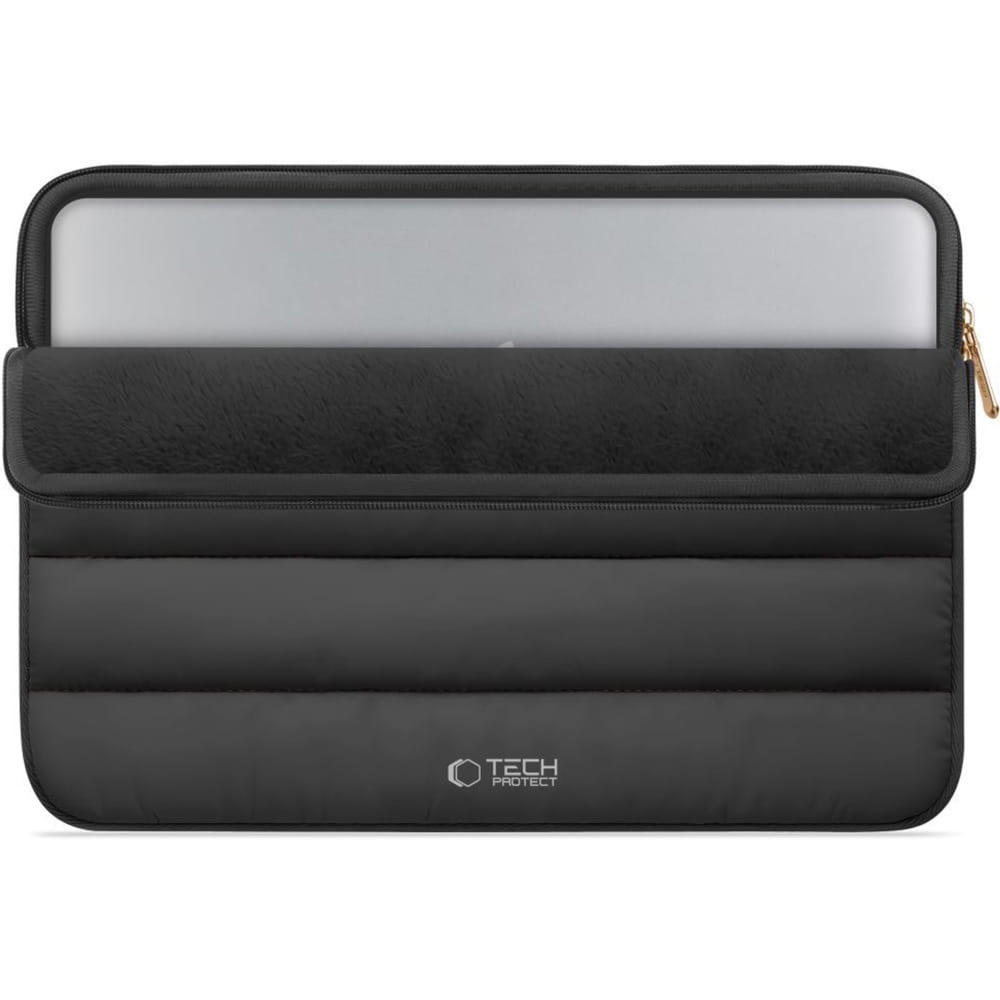 Uniwersalne etui na laptopa 15″-16″, Tech-Protect Fluffy, czarne
