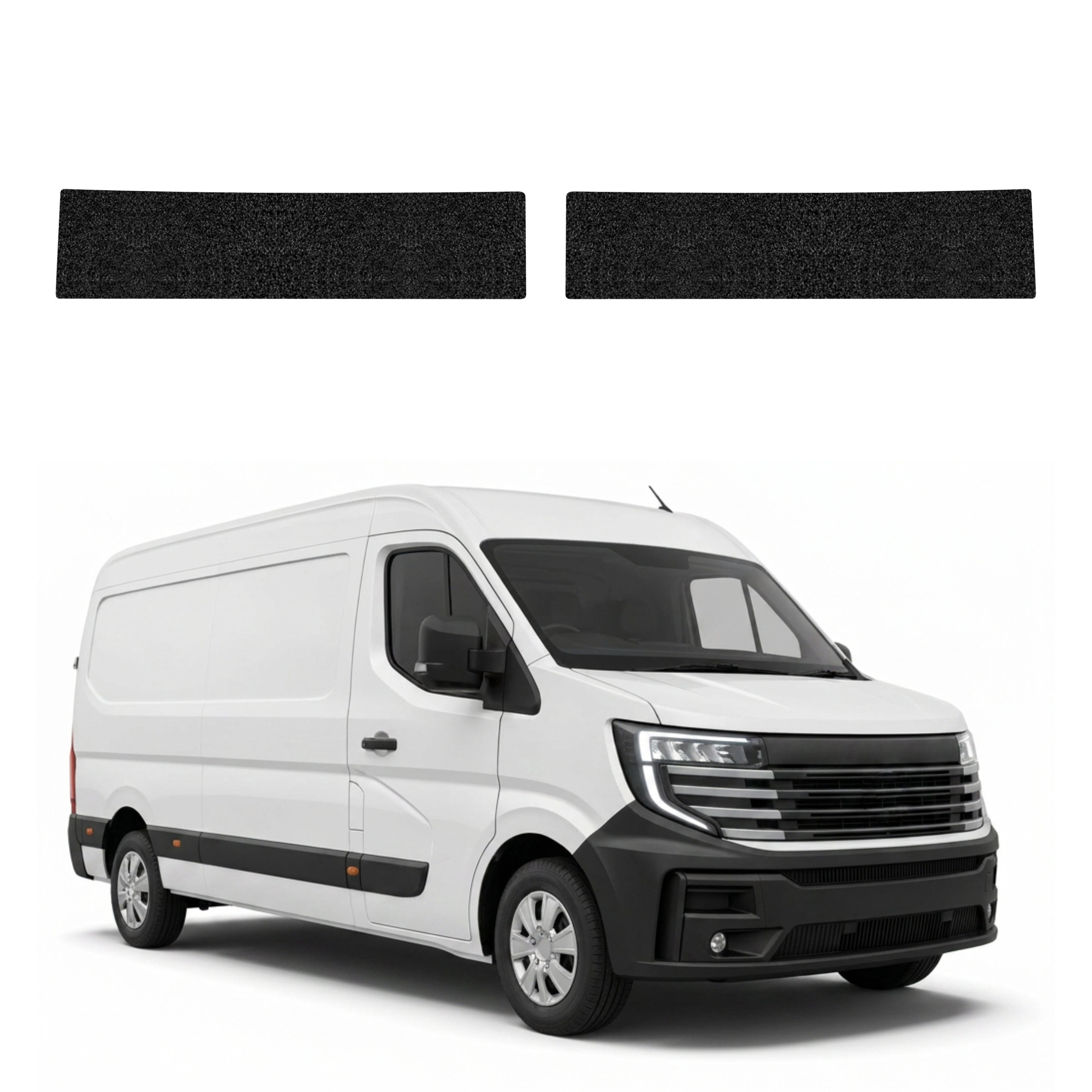 2w1 Czarna powłoka techniczna Grizz Protector na progi Nissan Interstar 3 (2024-2026)