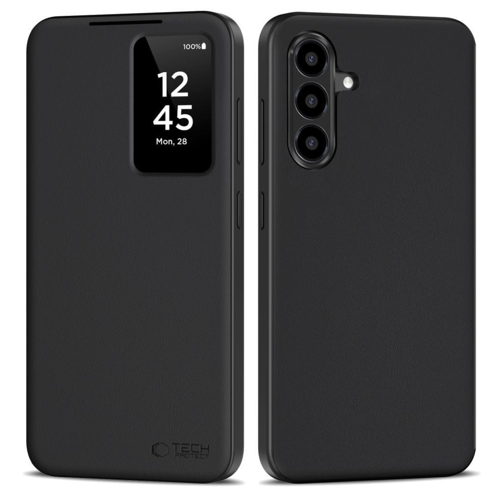 Etui z klapką Tech-Protect Smart Wallet do Galaxy A26 5G / A17 5G / 4G, czarne