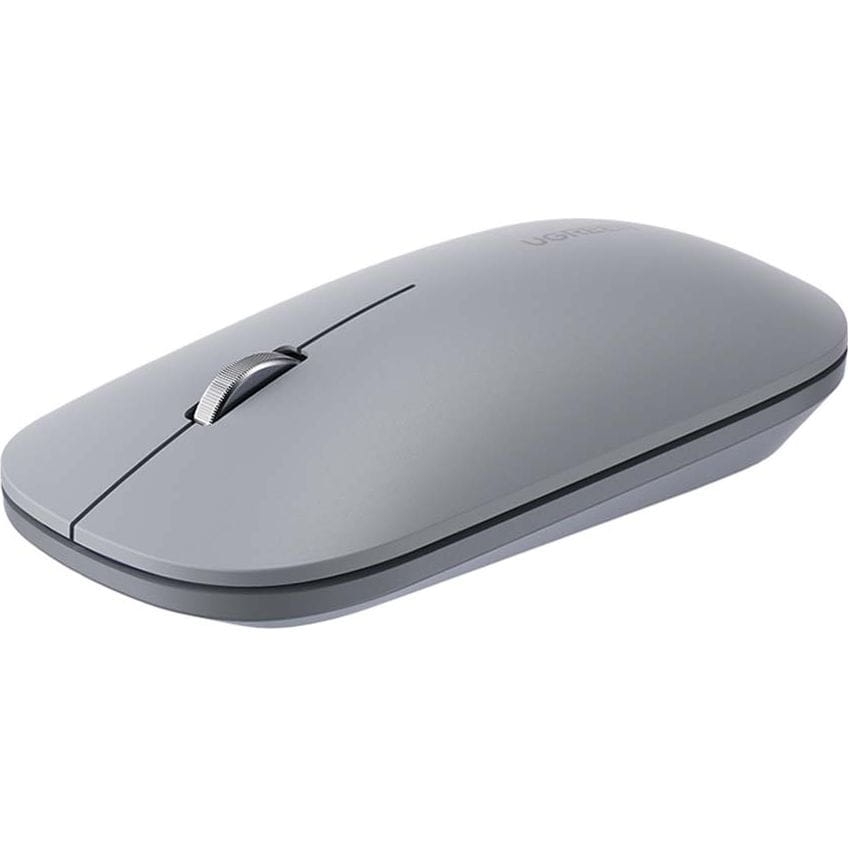 Image of Bezprzewodowa mysz optyczna, Ugreen MU001 Portable Wireless Mouse, USB 2.4GHz, szara