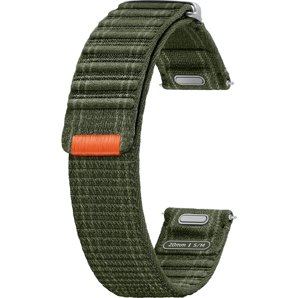 Image of Pasek Samsung Fabric Band 20mm S/M do Galaxy Watch 7 / FE 6/5 Pro/5/4, zielony