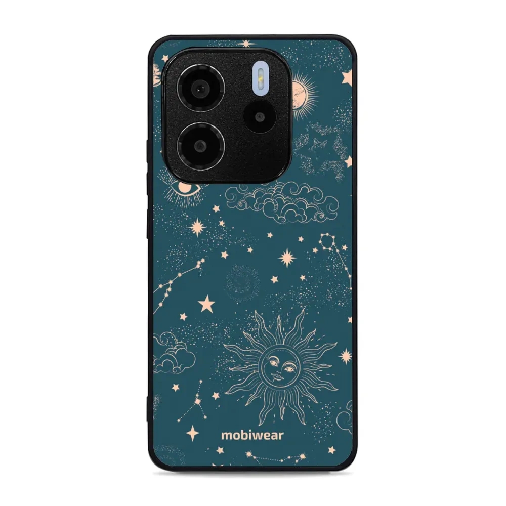 Etui ochronne do Xiaomi Redmi Note 14 4G, Mobiwear Glossy Case, astralny pył