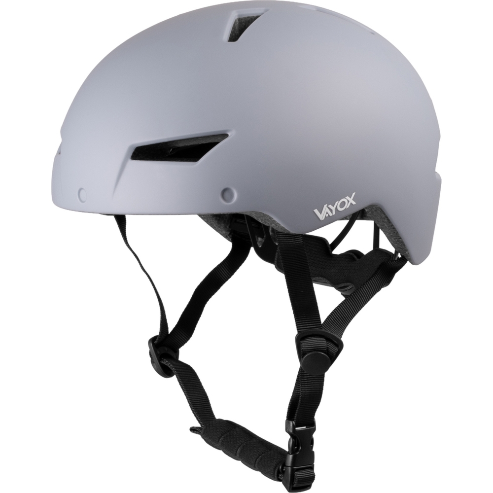 Kask rowerowy Vayox Street VA0423GREM z lampką LED 55-58cm, szary