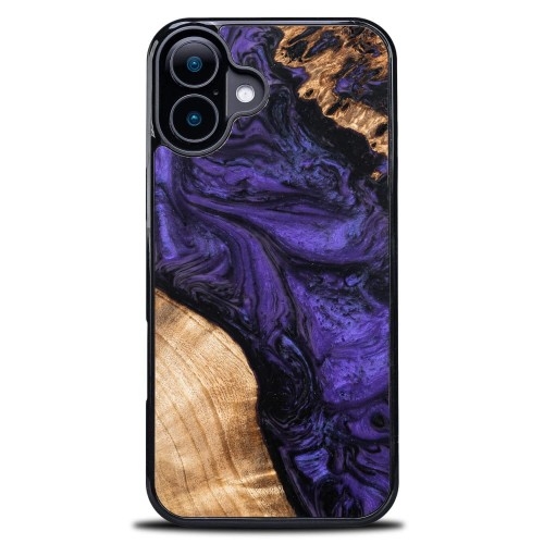 Image of Drewniane etui do iPhone 16 Plus, Bewood Unique Violet