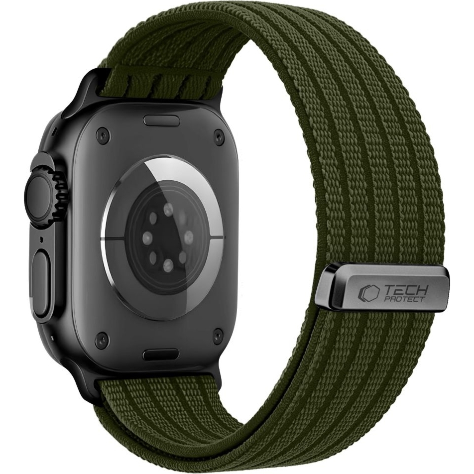 OUTLET: Pasek Tech-Protect Nylon Sport do Apple Watch 49/46/45/44 mm, zielony