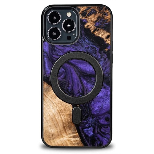 Image of Drewniane etui Bewood do iPhone 13 Pro Max, Violet MagSafe