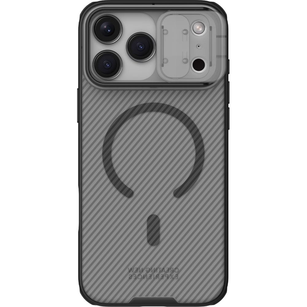 Etui Nillkin CamShield Pro Magnetic do MagSafe do iPhone 17 Pro Max, półprzezroczysto-czarne