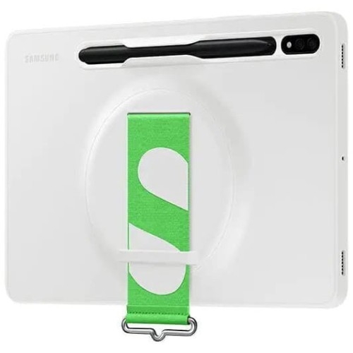 Image of Etui Samsung Silicone Cover Strap do Galaxy Tab S8 / S7, białe