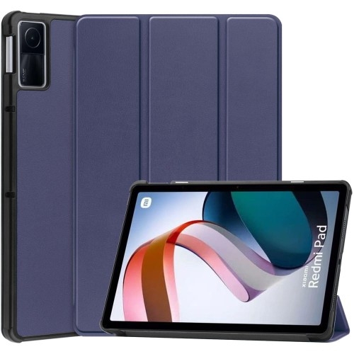 Image of Etui Bizon Case Tab Croc do Xiaomi Redmi Pad 10.6 2022, granatowe