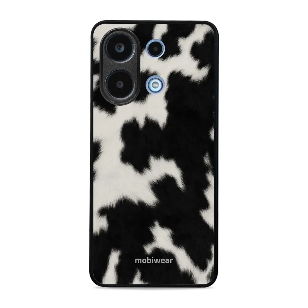Etui ochronne do Xiaomi Redmi Note 13 4G, Mobiwear Glossy Case, krowie futerko