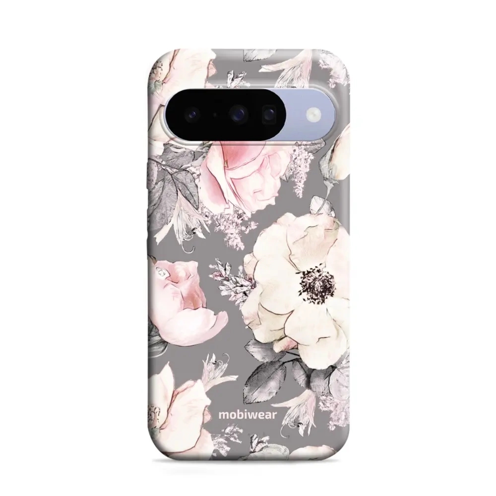 Etui ochronne do Google Pixel 10, Mobiwear Elite Pro, różowo-kwieciste