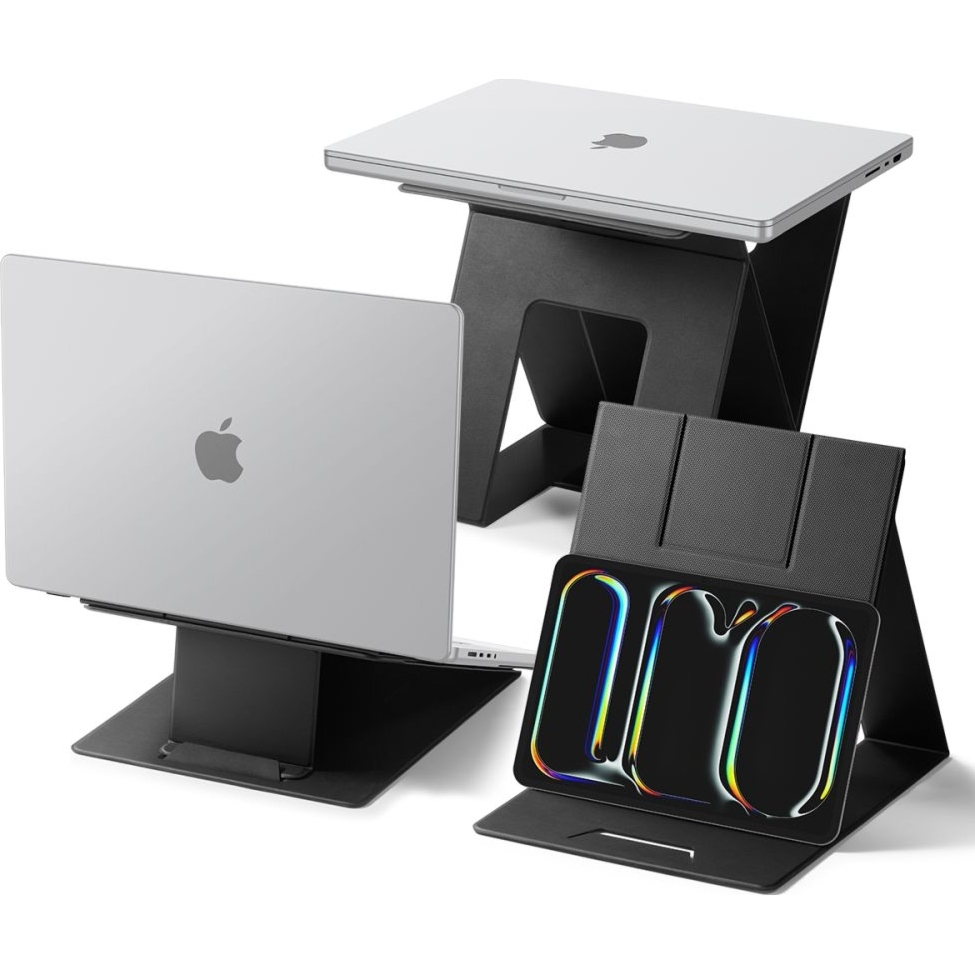 OUTLET: Podstawka, stojak pod laptop / tablet, Spigen Slim Fold LD201-S10, czarna