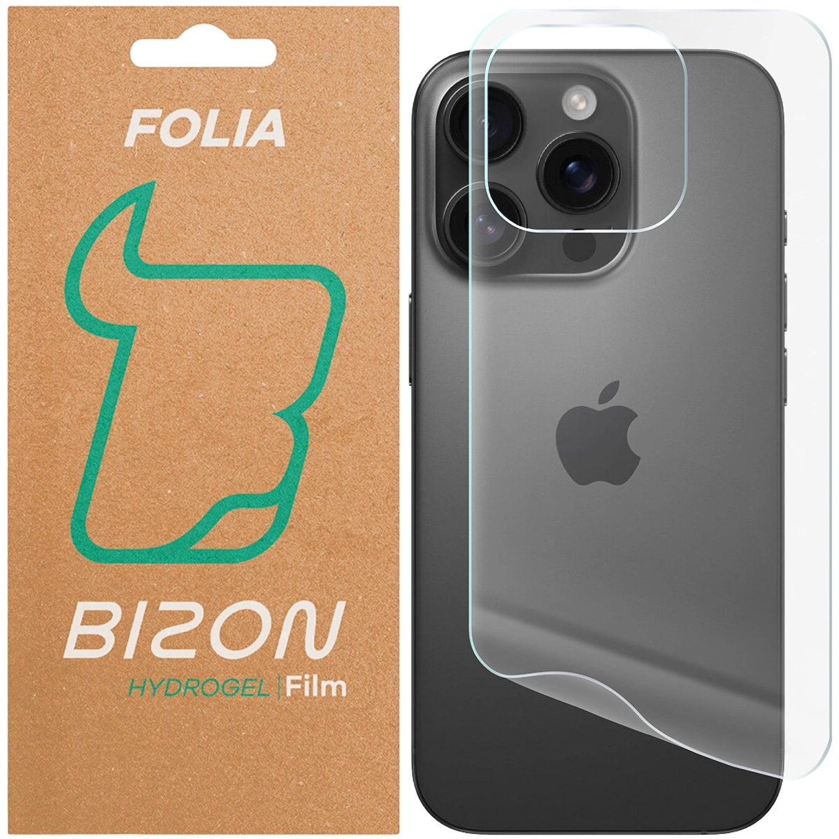 Folia hydrożelowa na tył Bizon Film Hydrogel Back do iPhone 16 Pro, 1 sztuka
