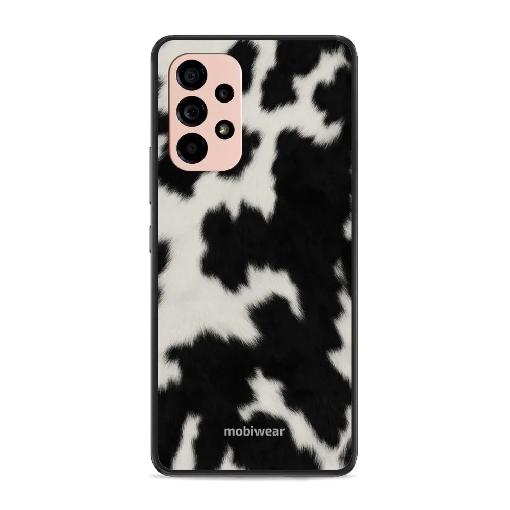 Etui ochronne do Galaxy A53 5G, Mobiwear Glossy Case, krowie futerko