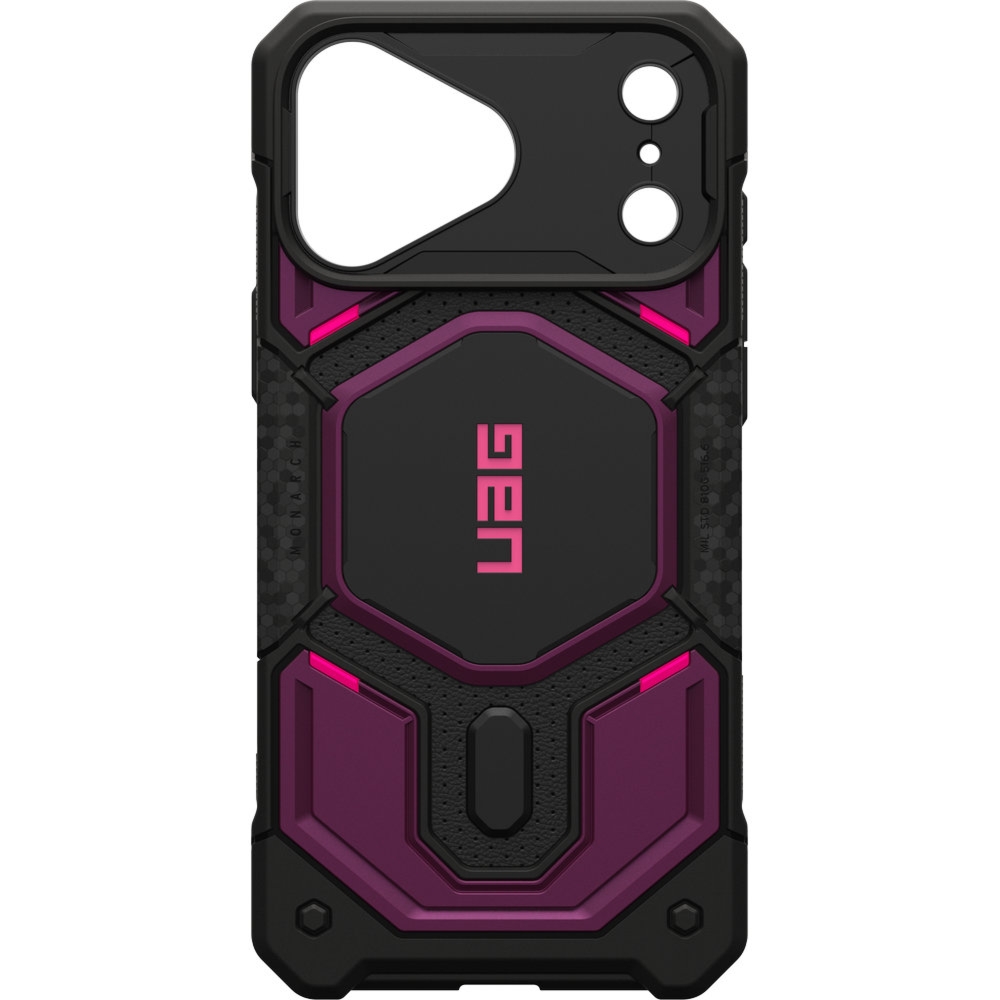 Etui pancerne UAG Monarch Pro do MagSafe do iPhone 18 Pro Max / 17 Pro Max, fioletowo-czarne