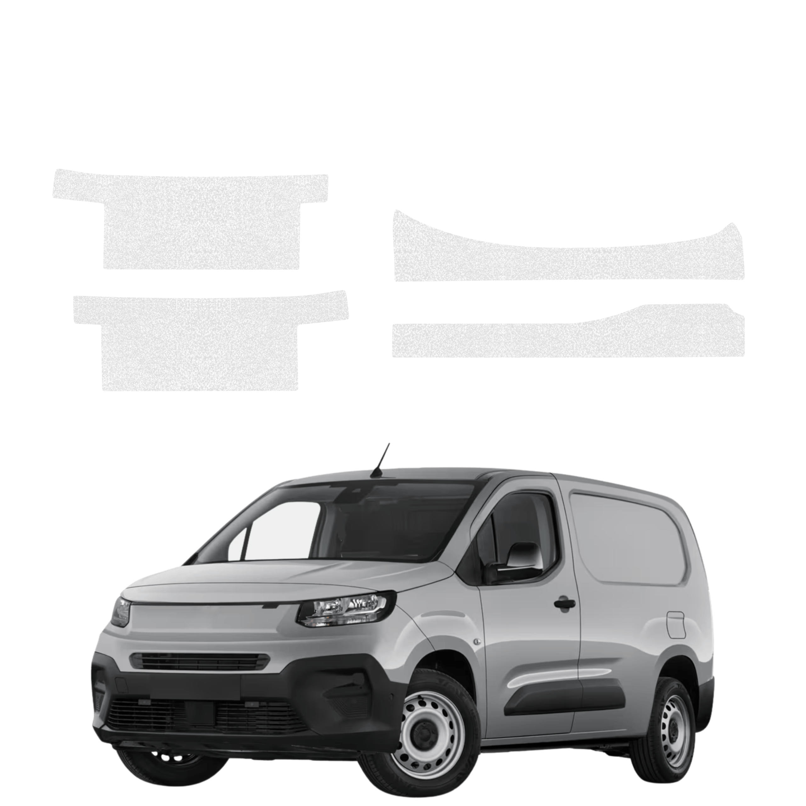 4w1 Bezbarwna powłoka techniczna Grizz Protector na progi Fiat Doblo Cargo (2018-2026)