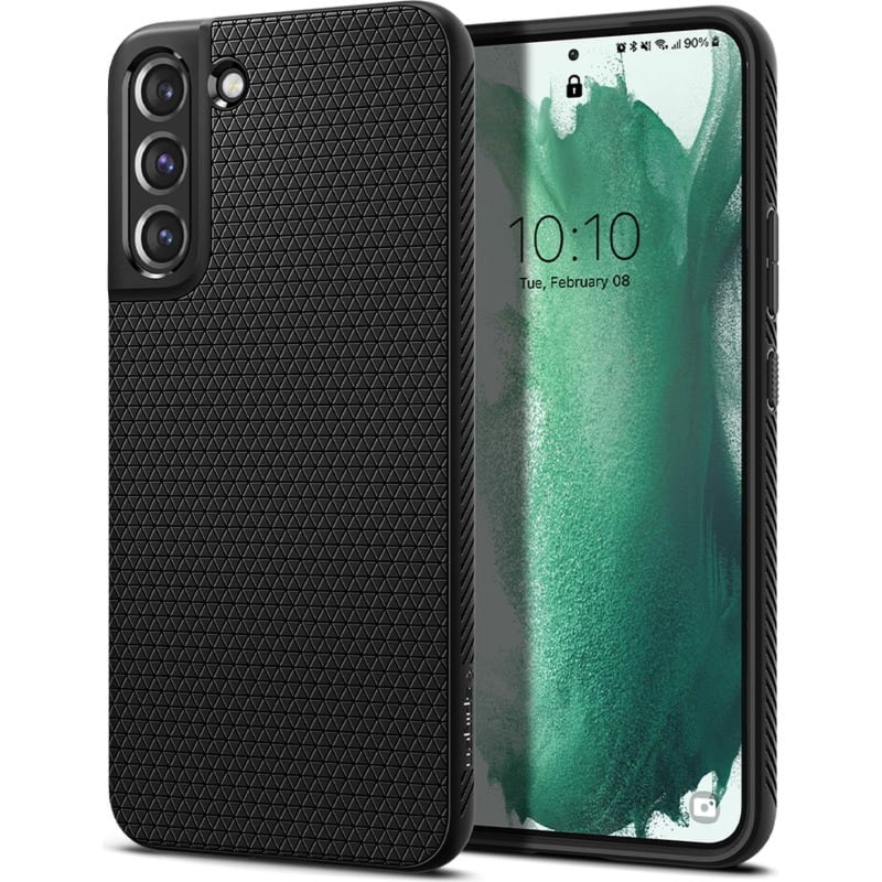 Etui Spigen Liquid Air Galaxy S22, czarne