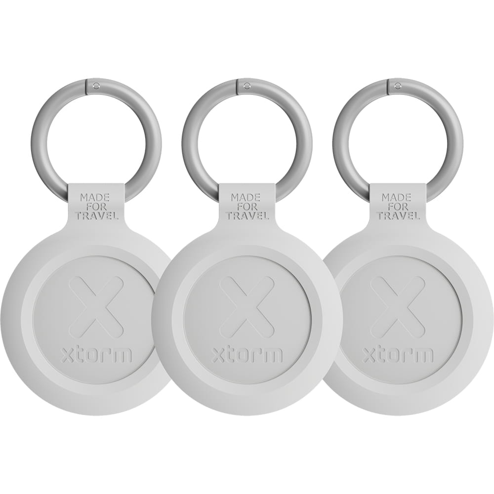 Zestaw 3 lokalizatorów Xtorm TravelTag do Android Find Hub / Apple Find My, IP64, białe