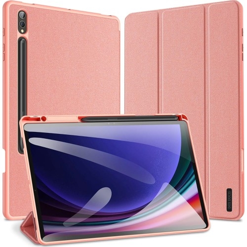 Image of OUTLET: Etui Dux Ducis Domo do Galaxy Tab S10 Plus/S9 Plus/S9 FE Plus, różowe