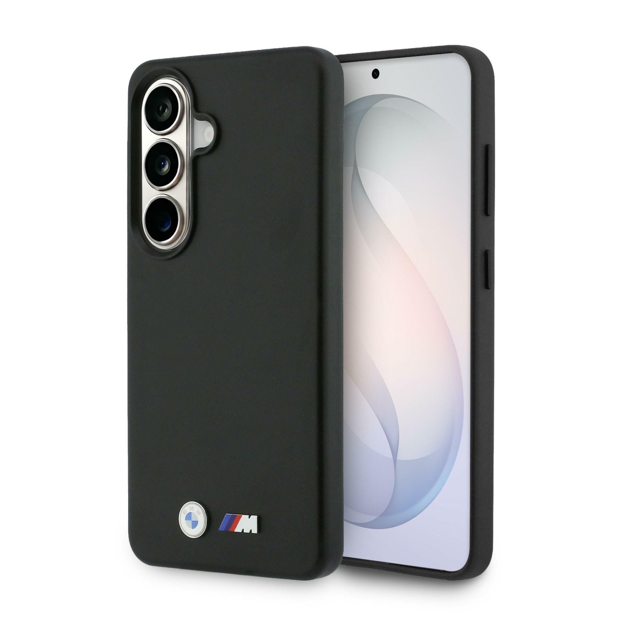 OUTLET: Etui BMW Hardcase Leather do Galaxy S26 Plus do MagSafe, czarne