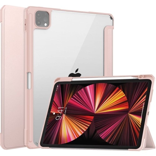 Image of Etui Bizon Case Tab Clear Matt do Apple iPad Pro 11 2022/2021/2020/2018, różowozłote