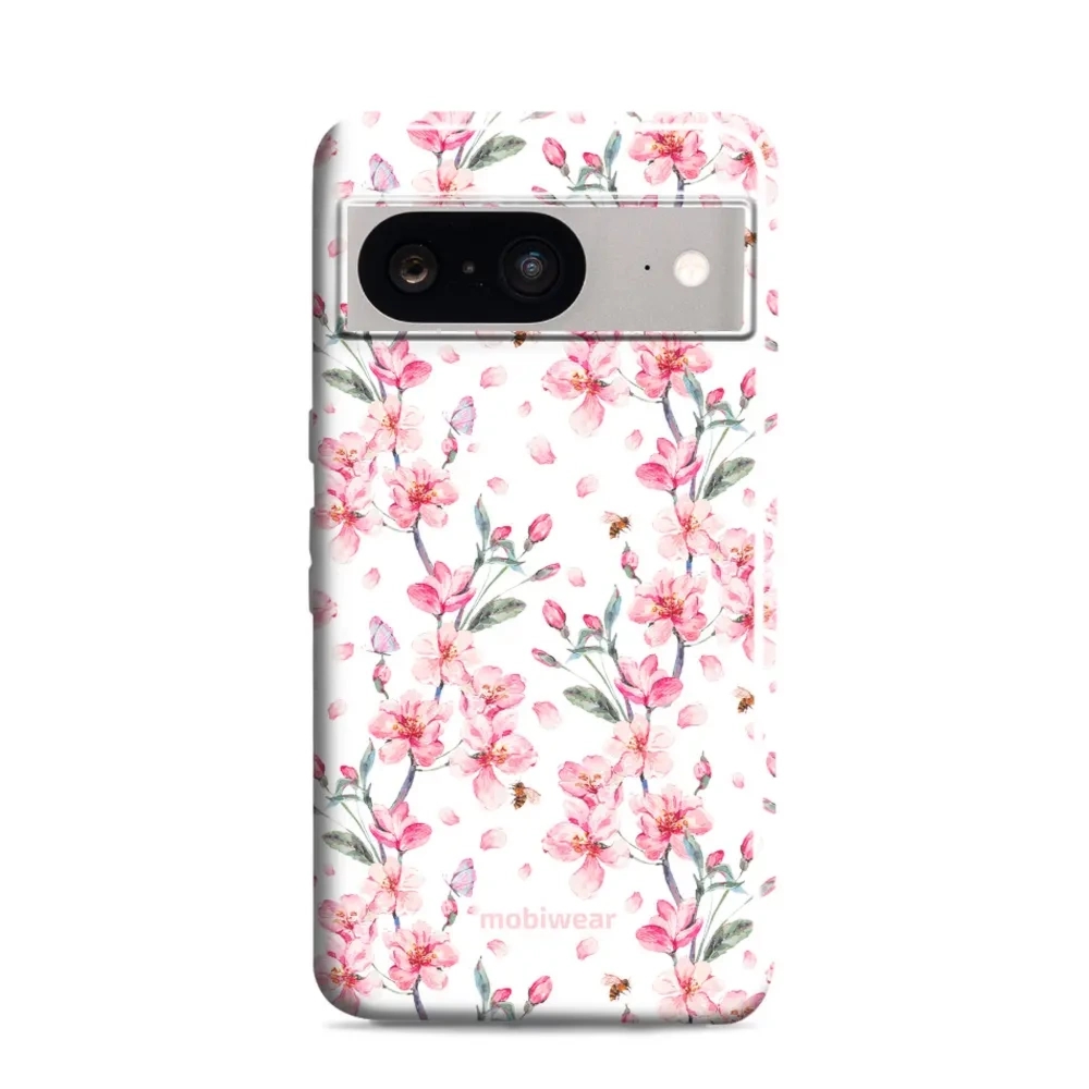 Etui ochronne do Google Pixel 8, Mobiwear Elite Pro, japoński bukiet