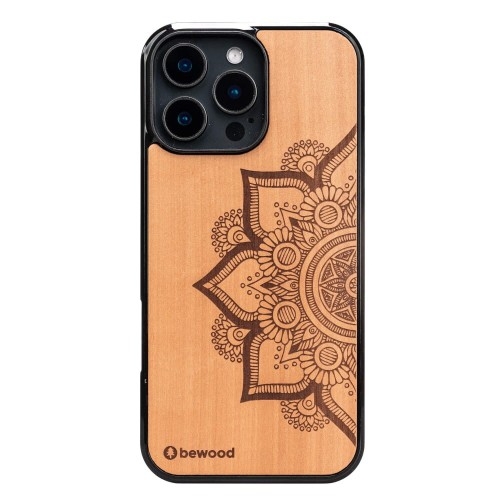 Image of Drewniane etui do iPhone 16 Pro Max, Bewood Mandala Jabłoń