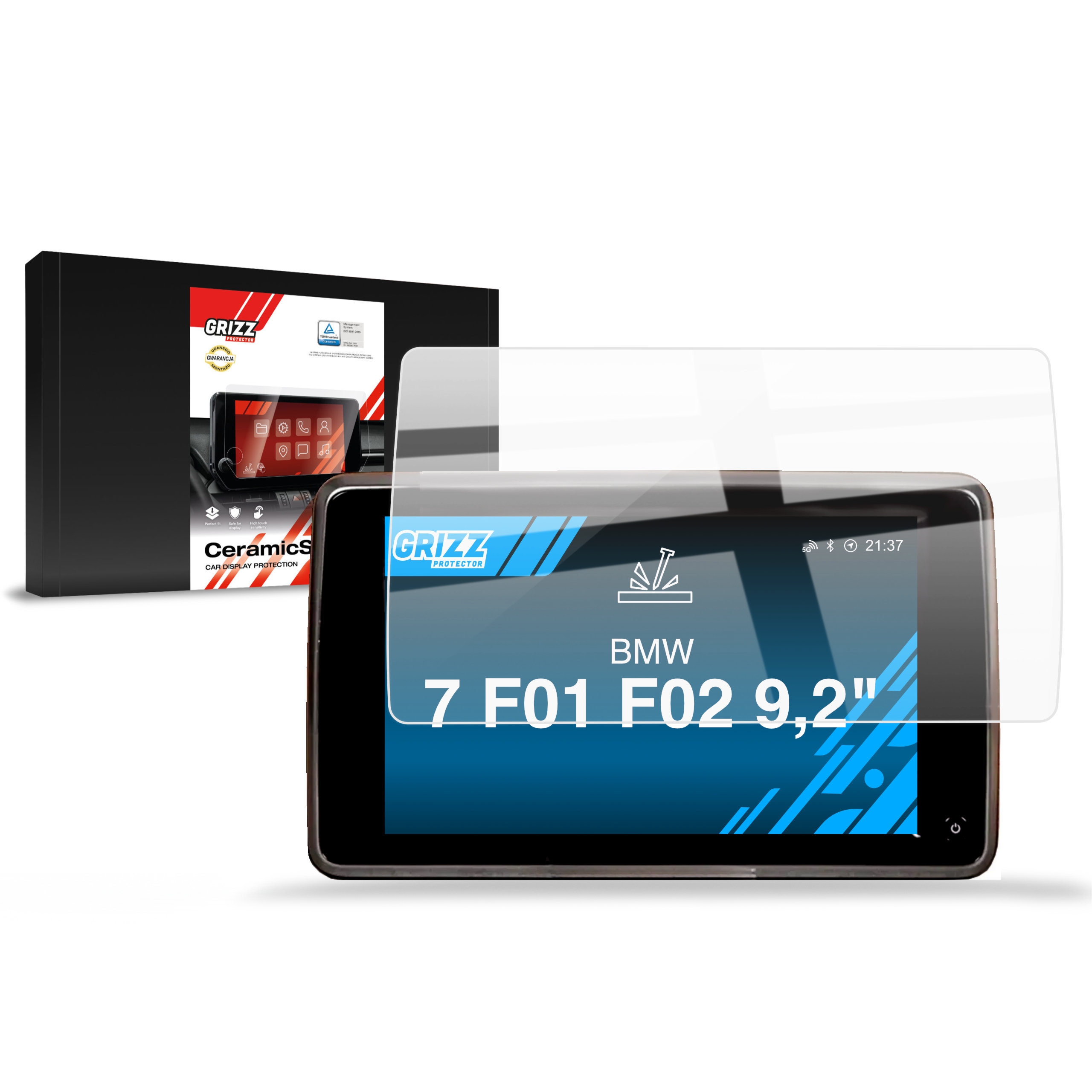 Folia ceramiczna Grizz Protector do BMW 7 F01 F02 RSE 9,2″ (2012-2015)