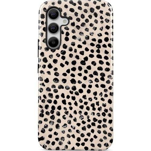 Image of Etui Burga Almond Latte Tough do Samsung Galaxy A54 5G, beżowe z czarnymi kropkami