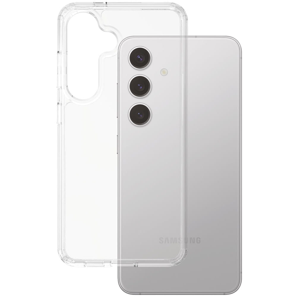 Image of Etui CARE by PanzerGlass Flagship Urban Combat do Galaxy S25, przezroczyste