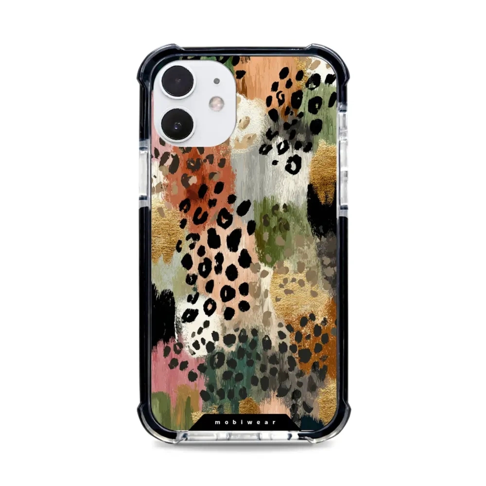 Etui ochronne do iPhone 12 Pro do MagSafe, Mobiwear Elite Bumper, malownicze cętki