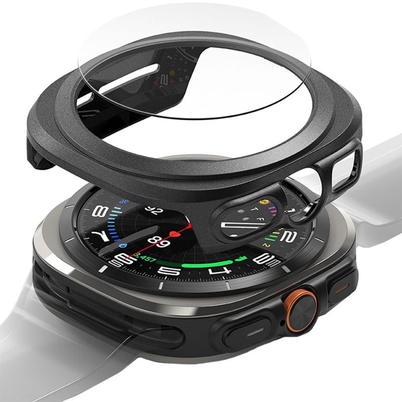 Etui + szkło Ringke Slim & Tempered Glass do Galaxy Watch Ultra 2 / 1, czarne