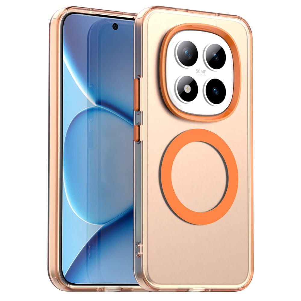 OUTLET: Etui Techsuit CandyCase MagSafe do Xiaomi Redmi Note 15 Pro Plus 5G / POCO M8 Pro 5G, pomarańczowe