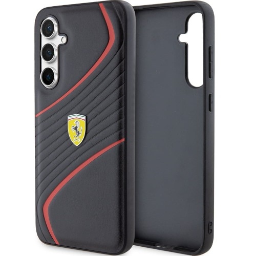 Image of Etui Ferrari HardCase Twist Metal Logo do Samsung Galaxy S23 FE, czarne