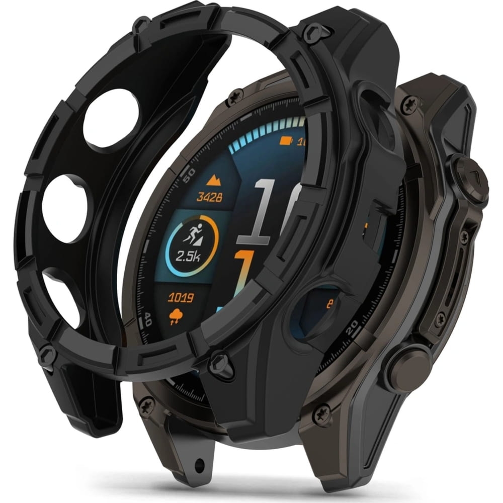 Etui Tech-Protect Defense Air do Garmin Fenix 8 47 mm, czarne