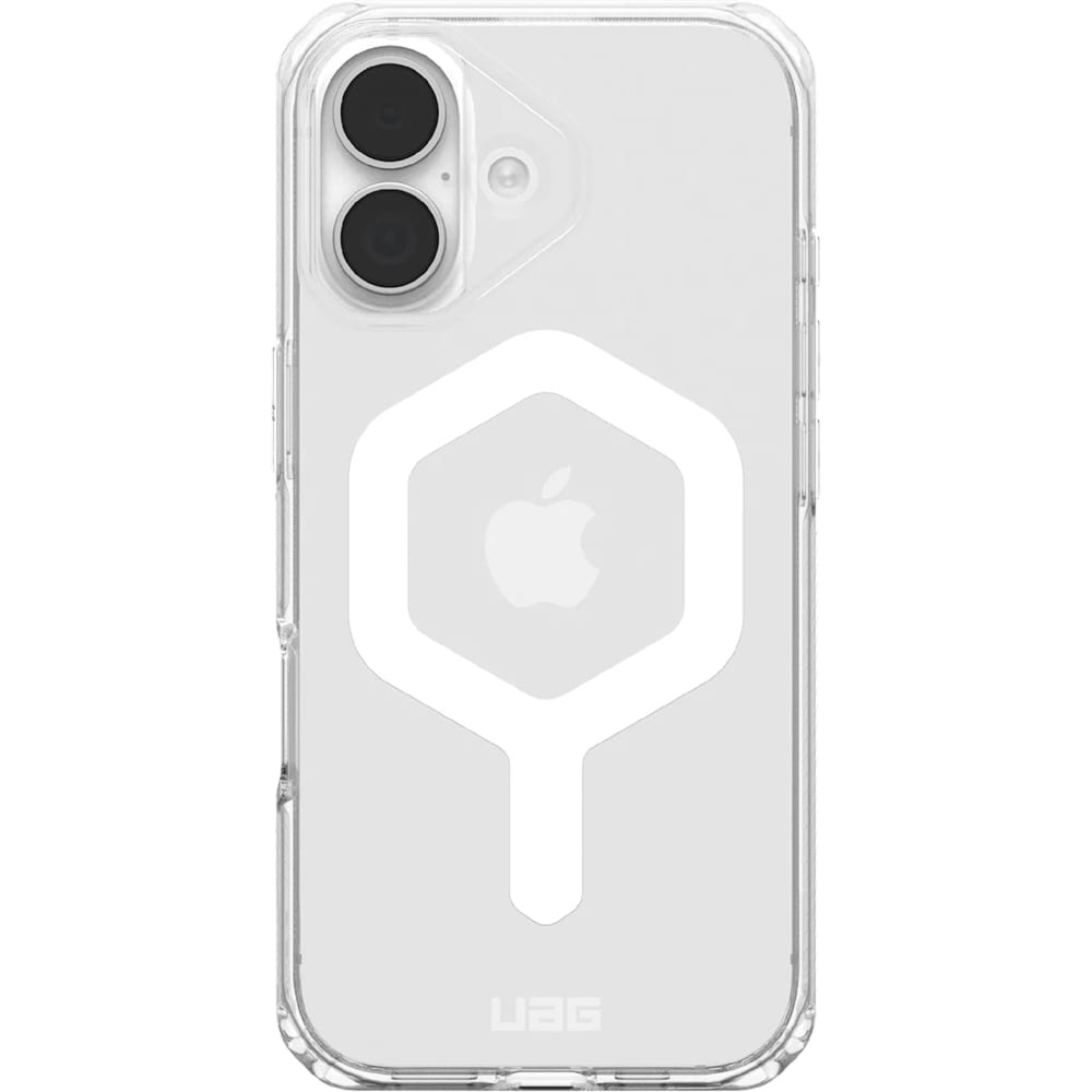 Etui pancerne UAG Plyo Mag do MagSafe do iPhone 17, przezroczysto-białe