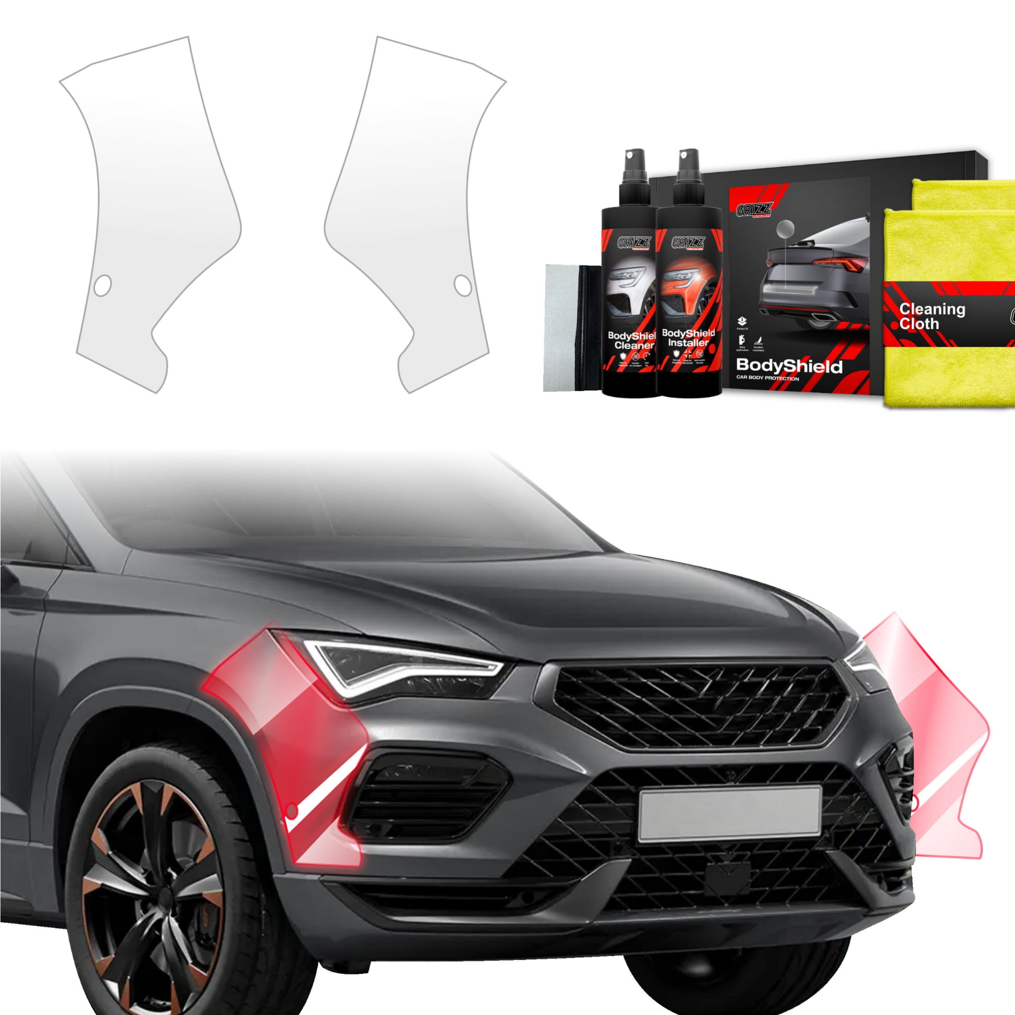 2w1 Folia ochronna Grizz Protector na zderzak do Cupra Ateca (2020-2026)