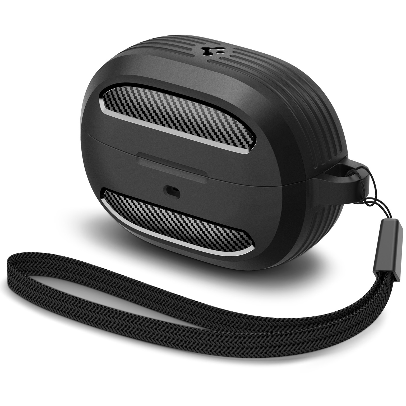 Etui ze smyczką Spigen Rugged Armor SA2401 do Spigen SA-TW P10, czarne