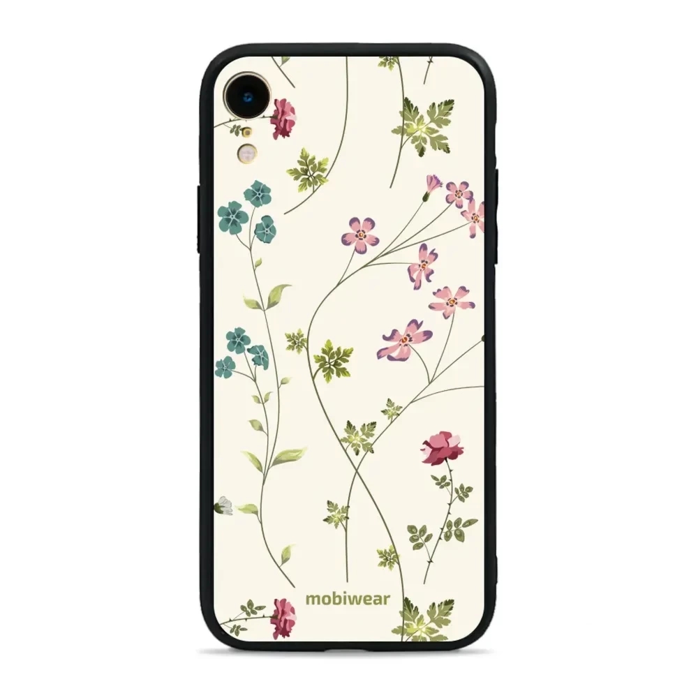 Etui ochronne do iPhone Xr, Mobiwear Glossy Case, sielski kwiat