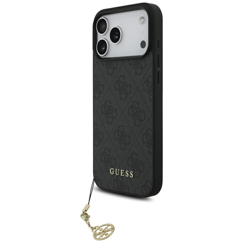 Etui Guess 4G Charms Collection do iPhone 17 Pro Max, czarne