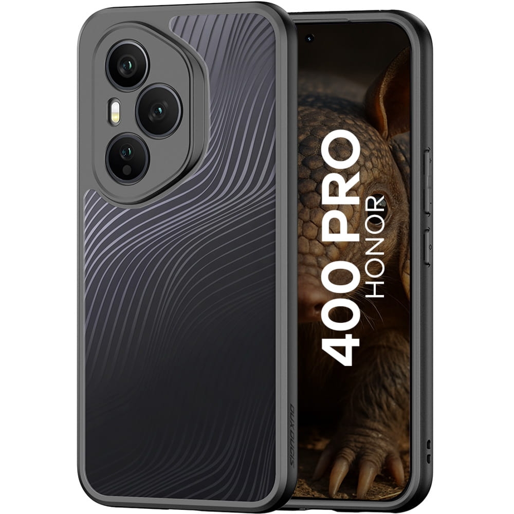 OUTLET: Etui Dux Ducis AIMO do Honor 400 Pro, czarno-przezroczyste